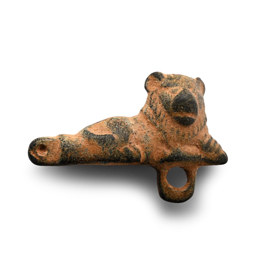 Roman Bronze Lion Lock Hasp