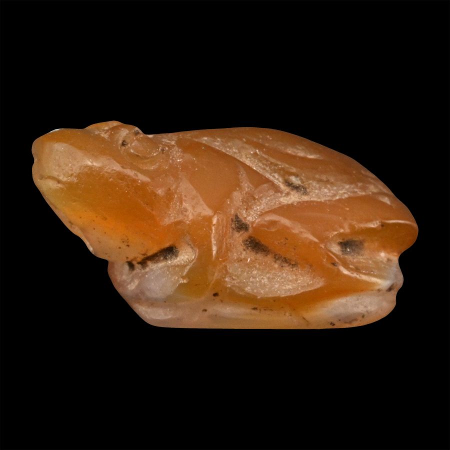 Neo-Babylonian Carnelian Frog Amulet