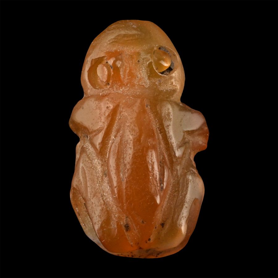 Neo-Babylonian Carnelian Frog Amulet