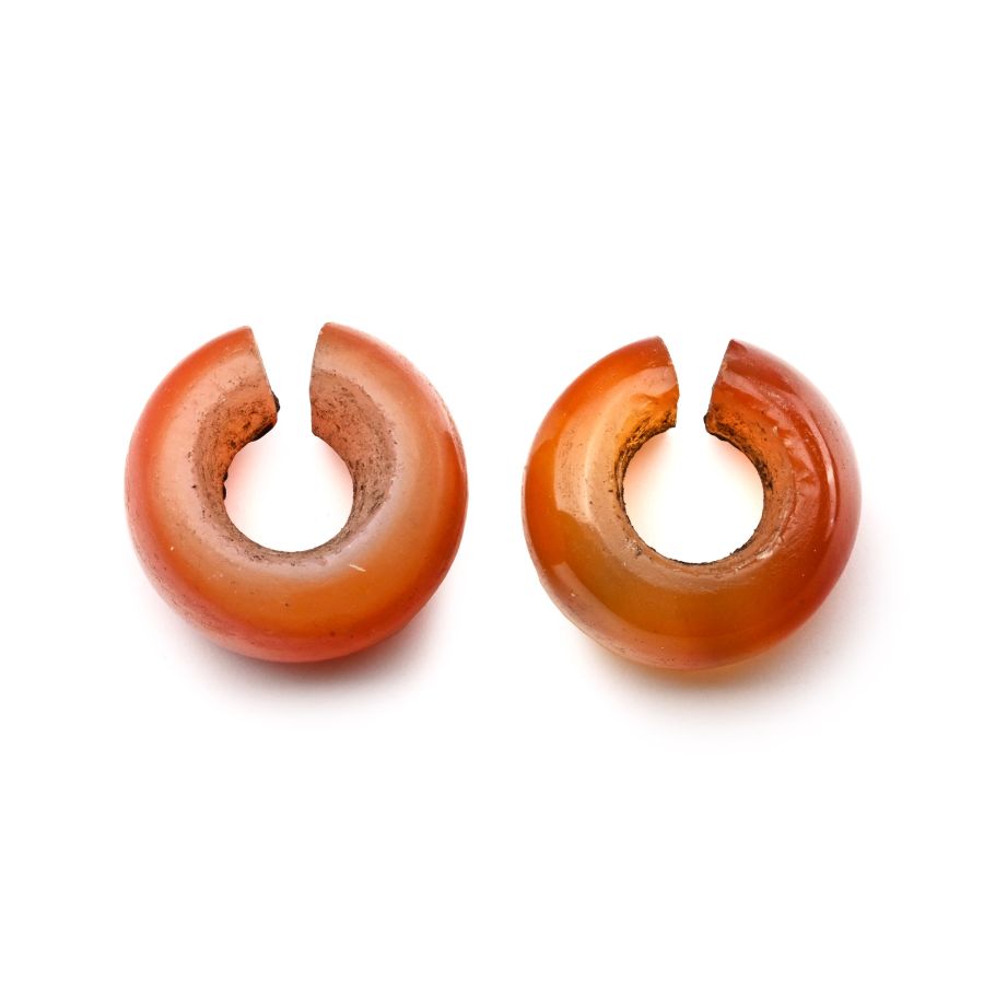Egyptian Carnelian Hair Ring Group
