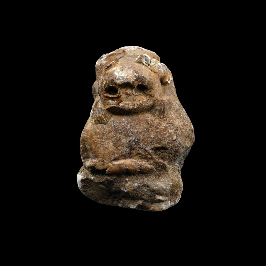 Sumerian Stone Statue Fragment