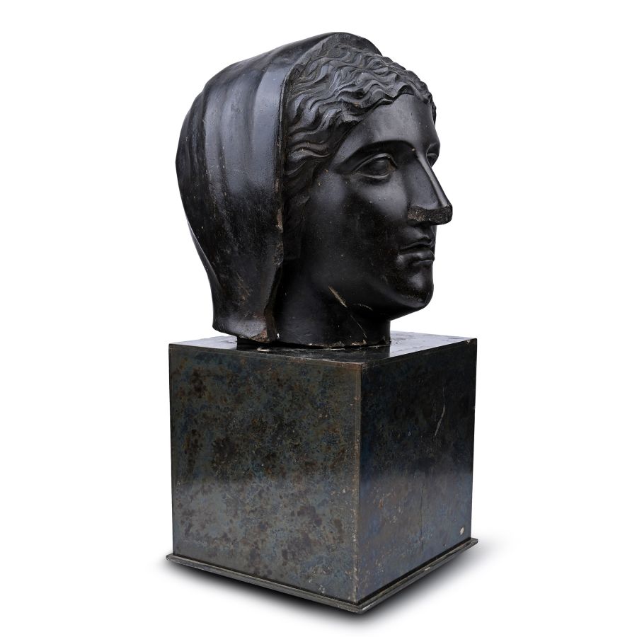 Stone Head of a Goddess