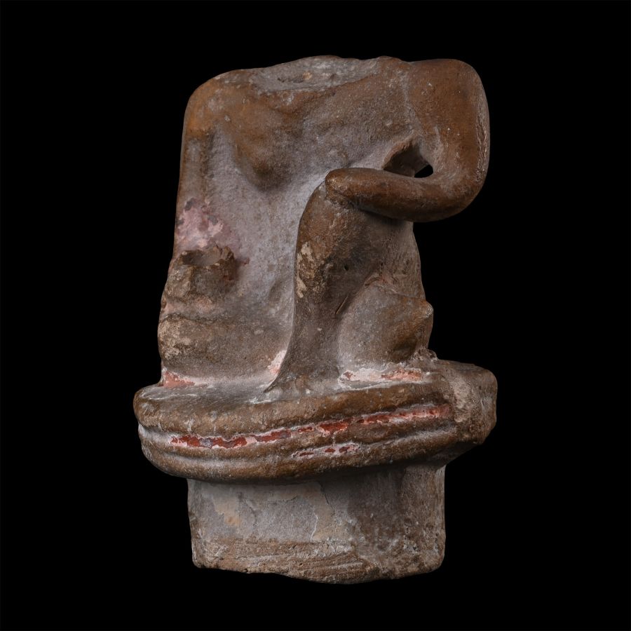 Romano-Egyptian Terracotta Seated Figure