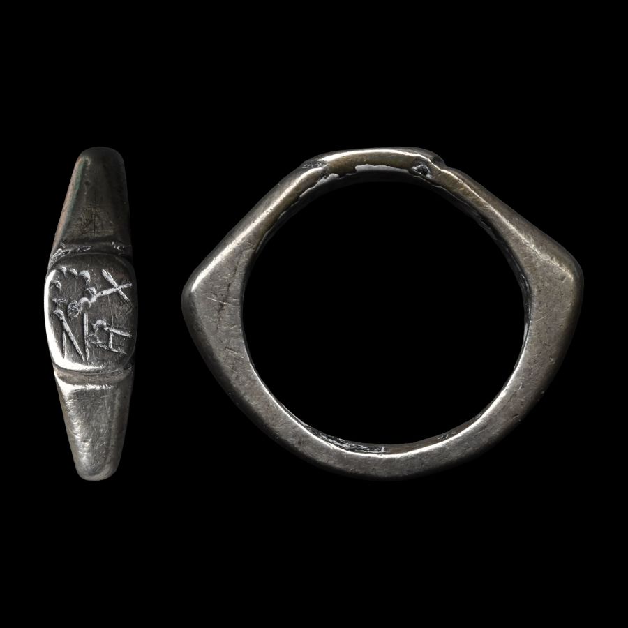 Roman Silver Inscribed Ring
