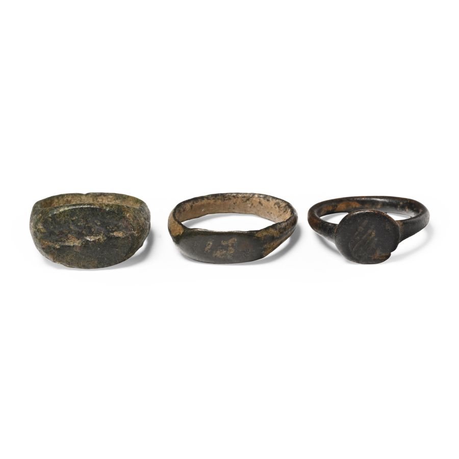 Roman Bronze Child's Ring Collection
