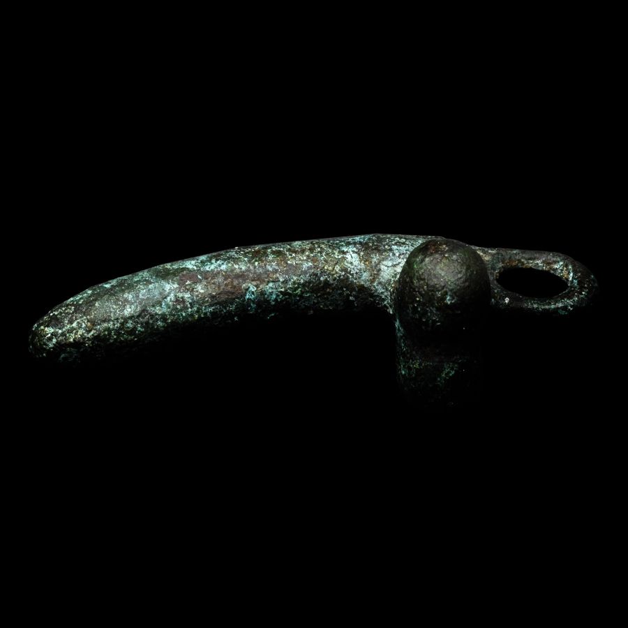 Roman Britain Bronze Phallic Pendant