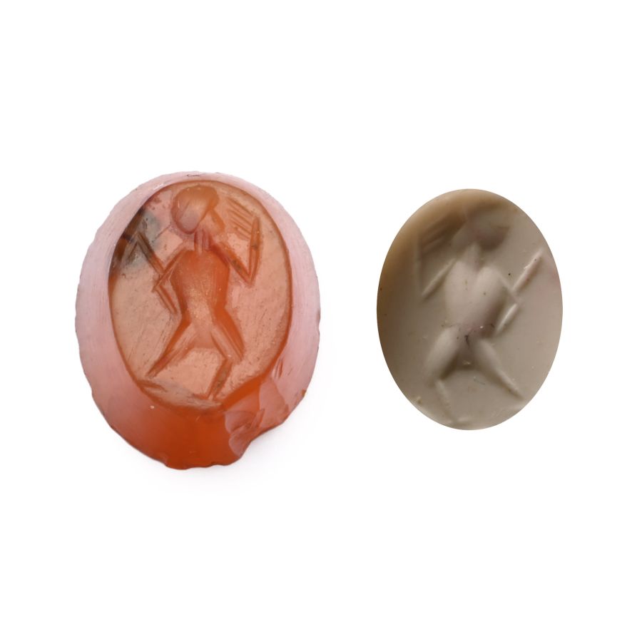 Roman Carnelian Gemstone with Nude Figure