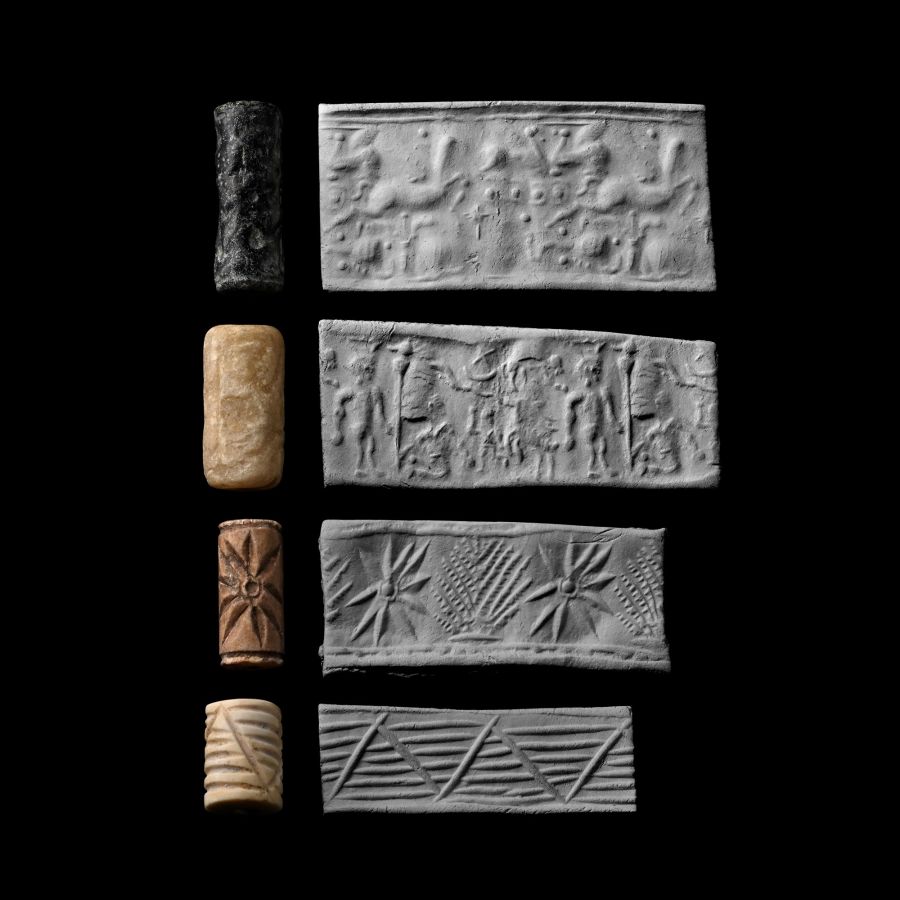 Western Asiatic Stone Cylinder Seal Group