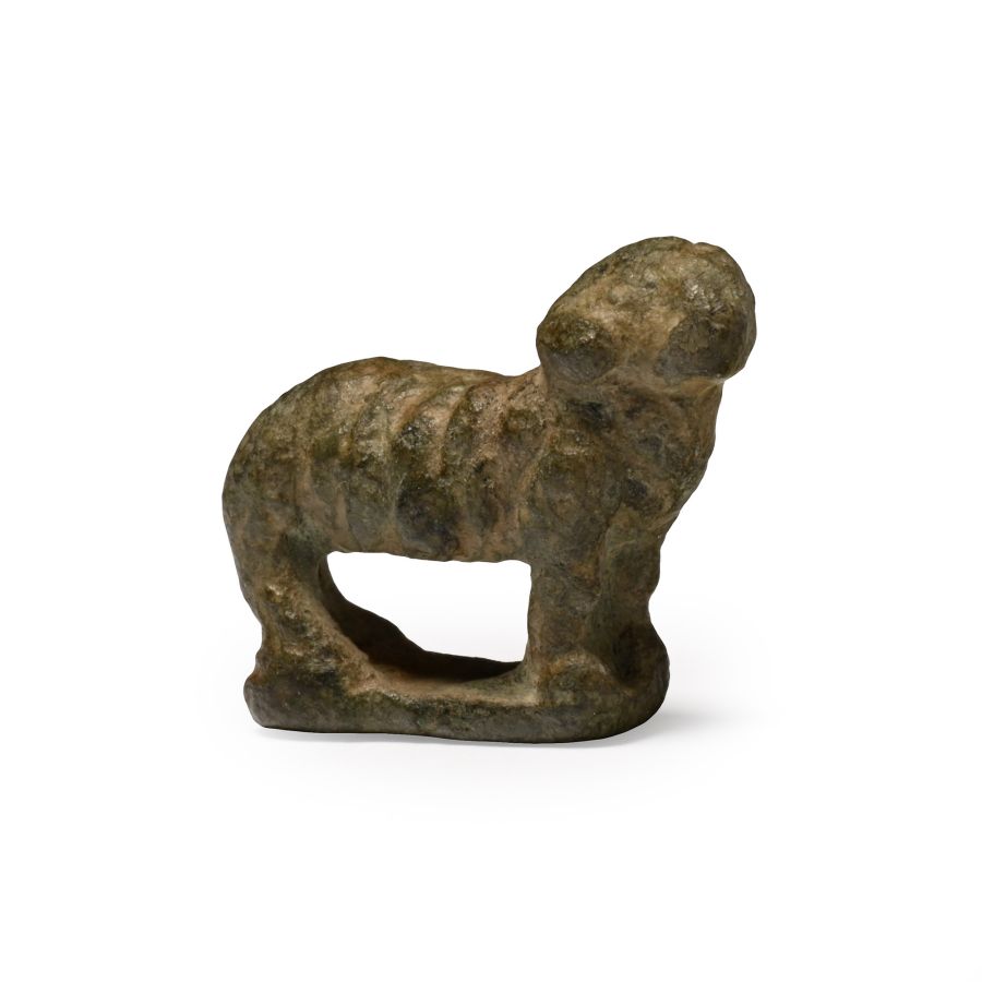 Roman Bronze Statuette of a Ram