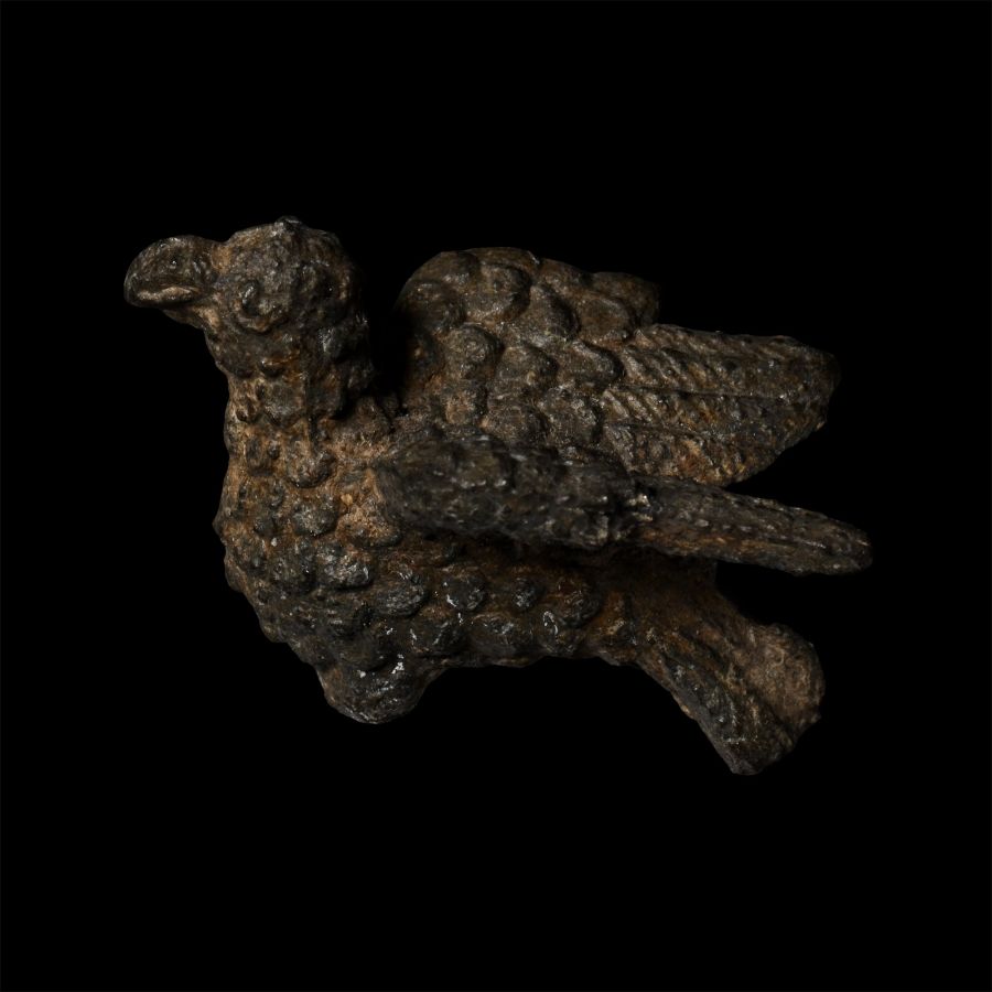 Medieval Bronze Bird Finial