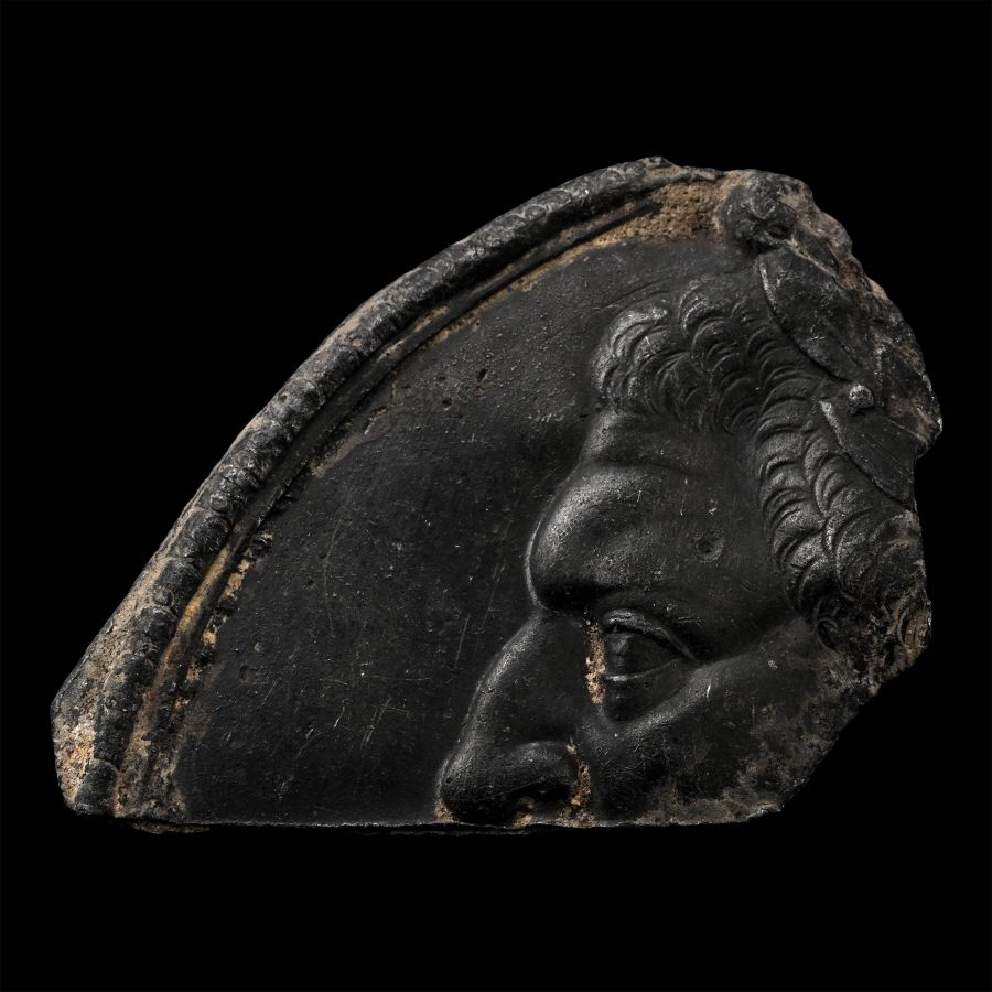 Renaissance Lead Vitellius Roundel Fragment