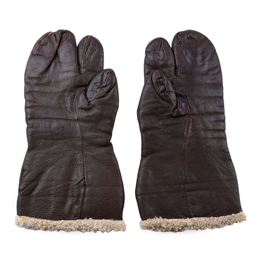US Air Force WWII Aircraft Sheepskin Flying Mitts