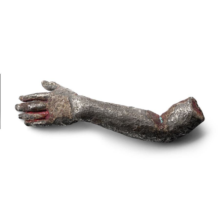Roman Silver Arm from a Statuette