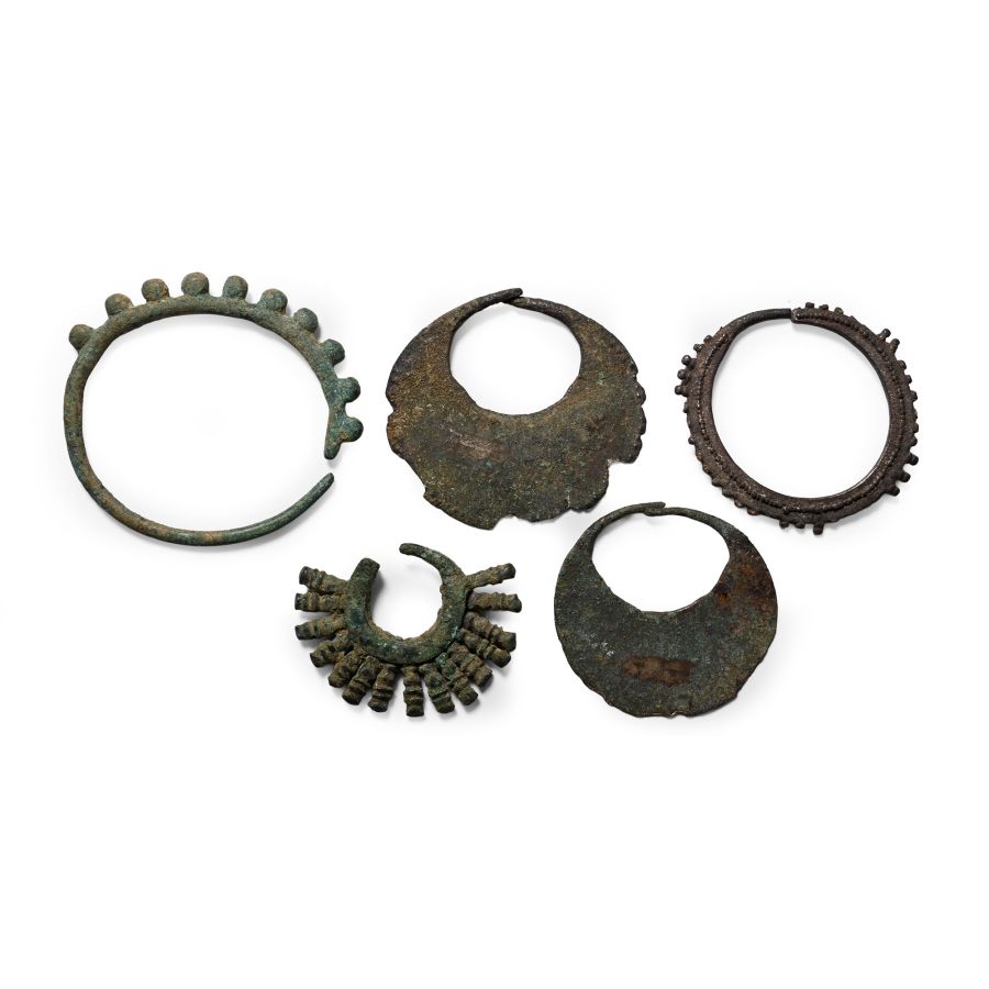 Western Asiatic Bronze Earring Group