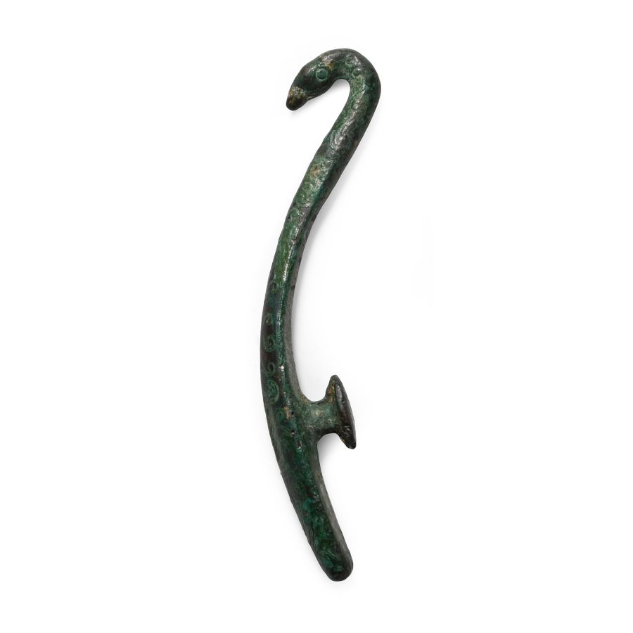 Chinese Han Bronze Decorated Belt Closure