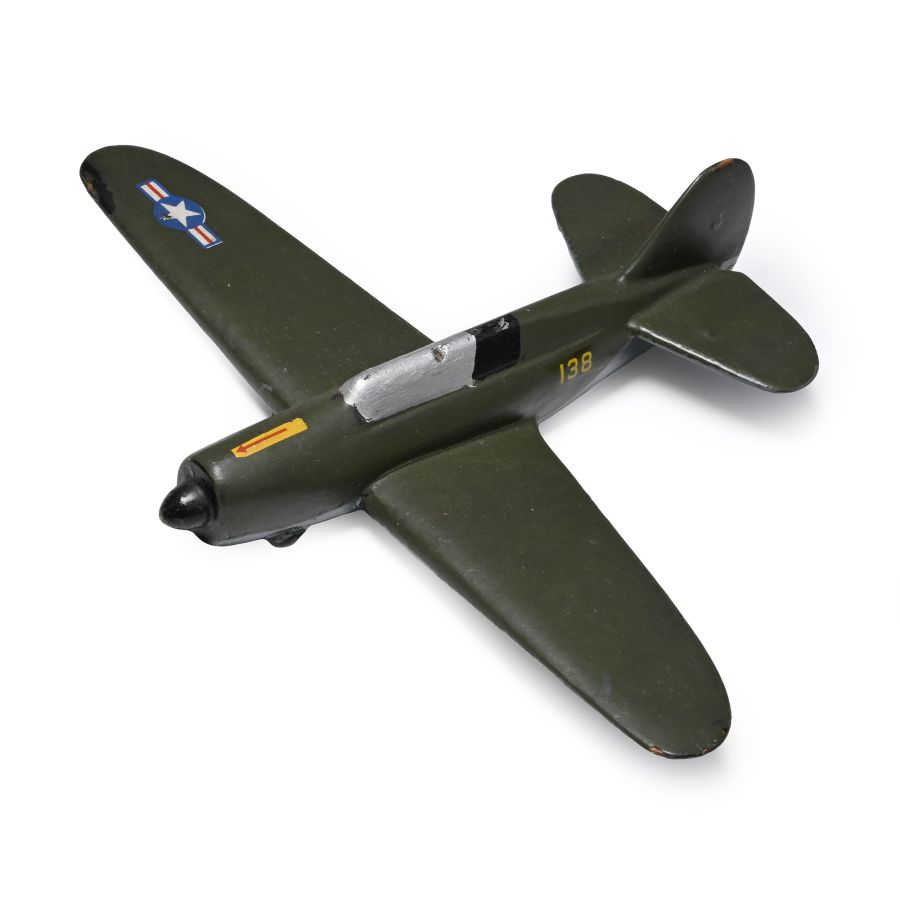 Curtiss Helldiver Wooden RAF WWII Aeroplane Identification Training Model