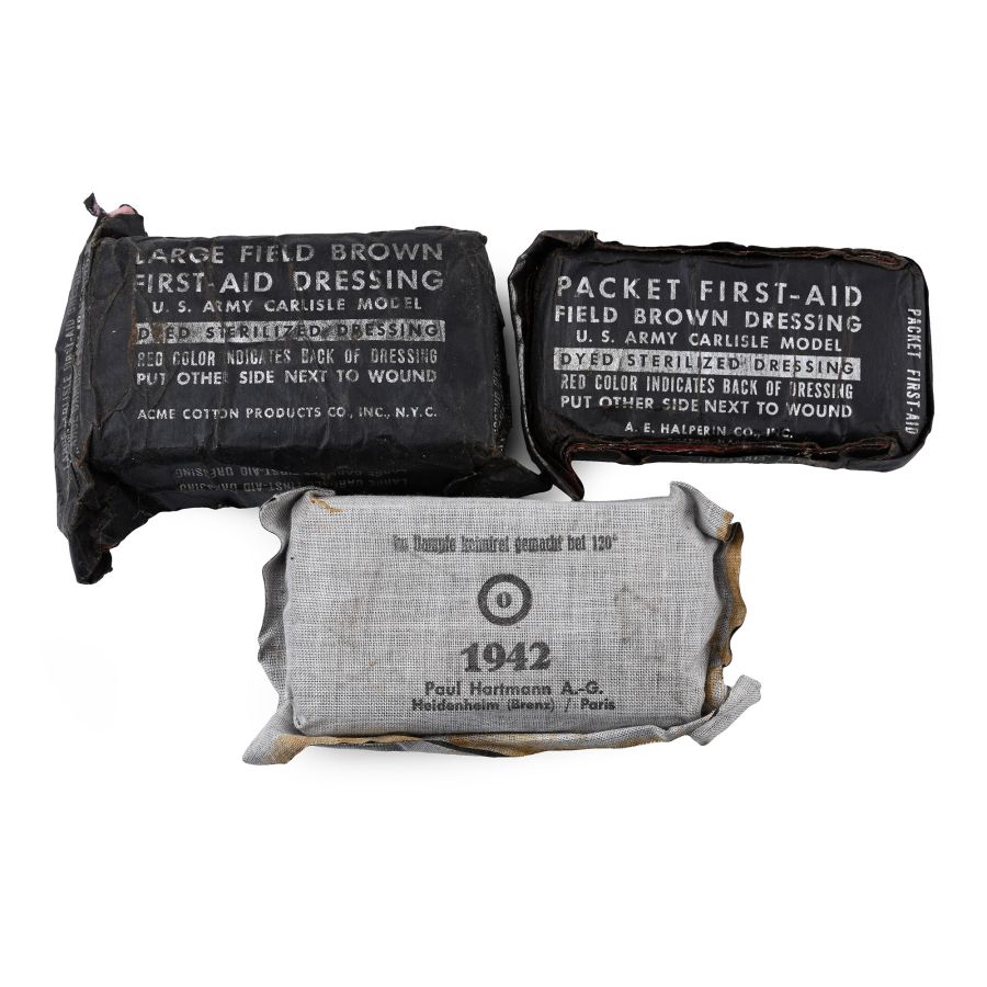 German and American WWII Bandage Group