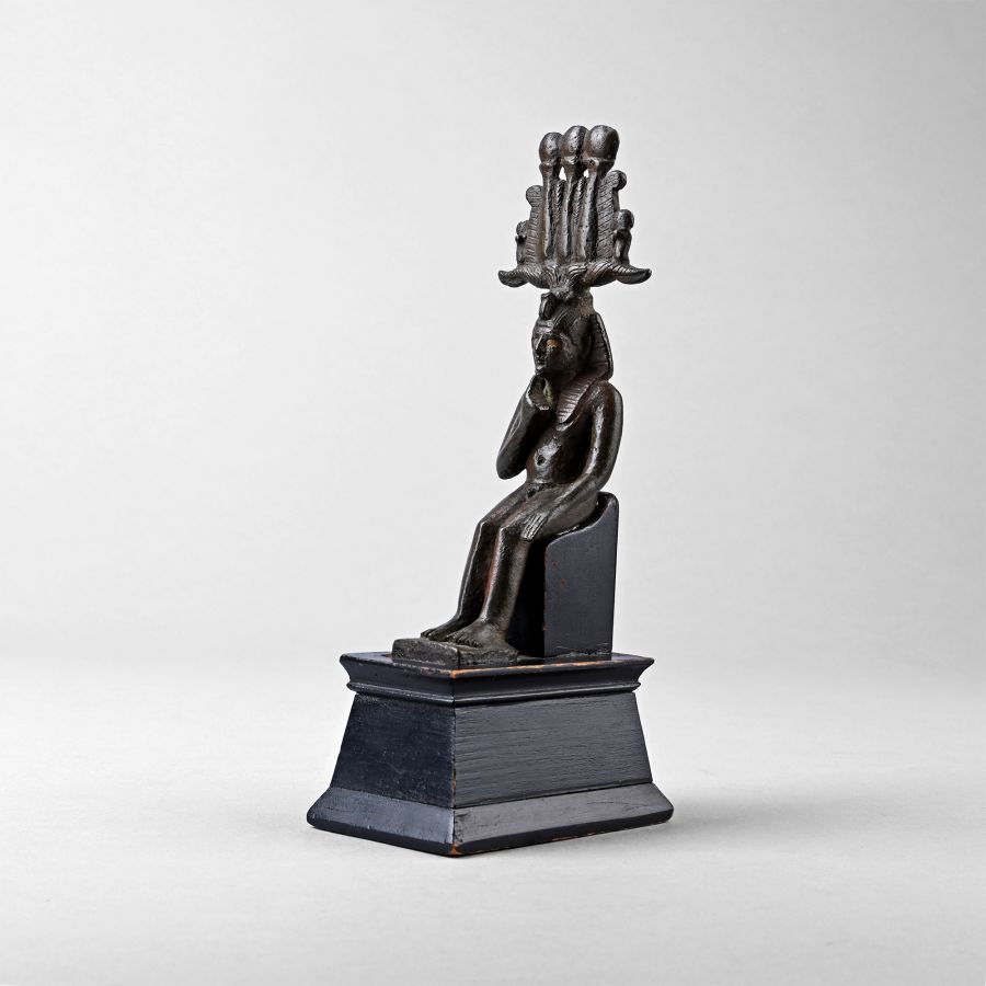Egyptian Bronze Harpocrates Statue