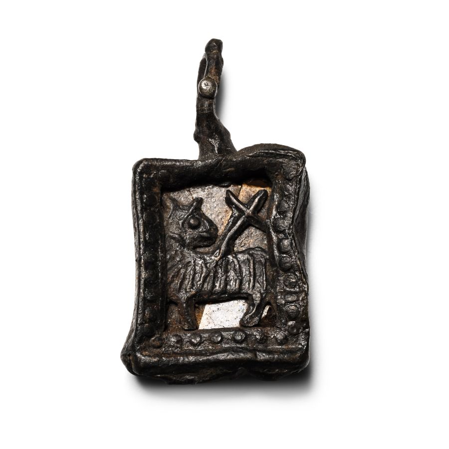 Medieval Pewter Agnus Dei Pilgrim's Badge