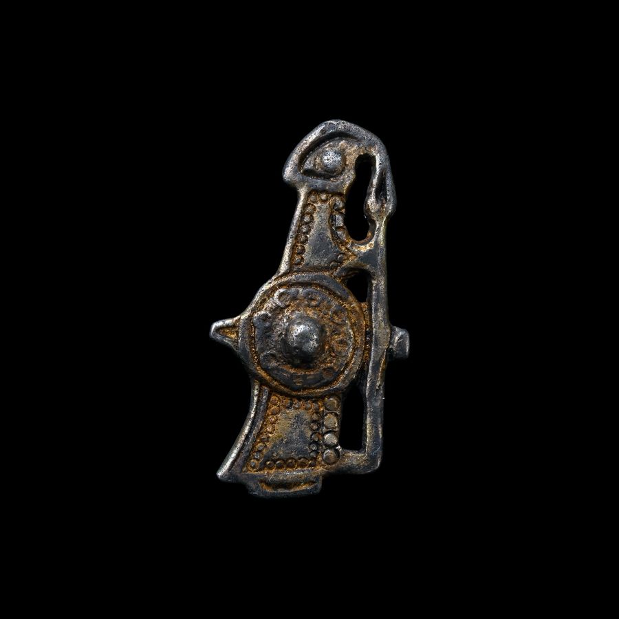 Viking Age Silver-Gilt Shield-Maiden Pendant