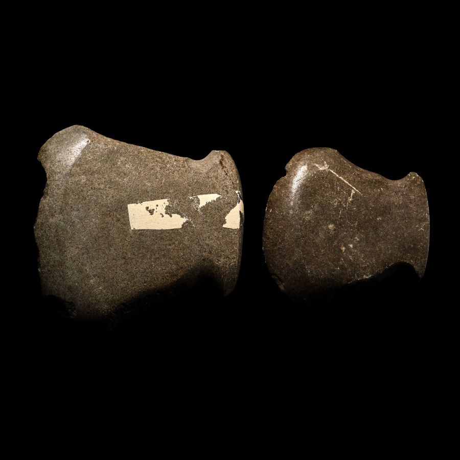 Pre-Columbian Polished Stone Axe Head Group