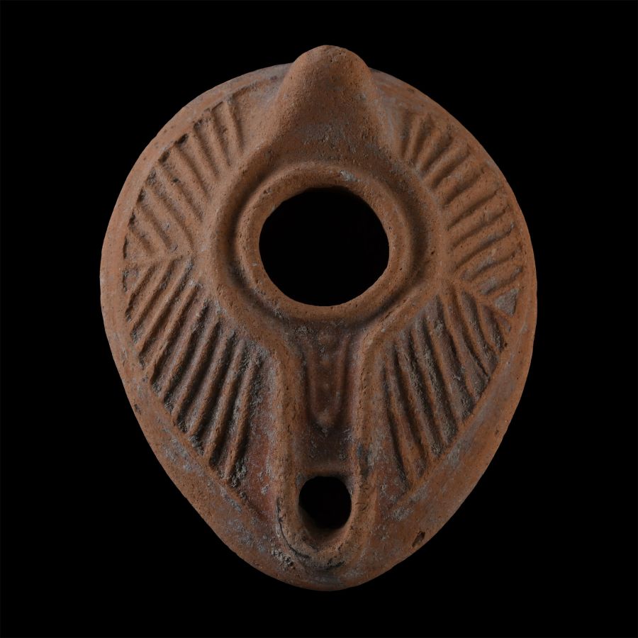 Byzantine Period Terracotta Oil Lamp