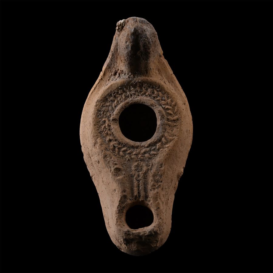 Byzantine Period Terracotta Oil Lamp