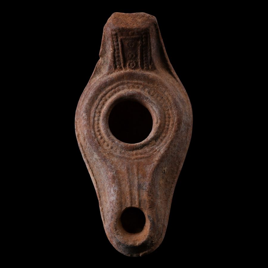 Byzantine Period Terracotta Oil Lamp