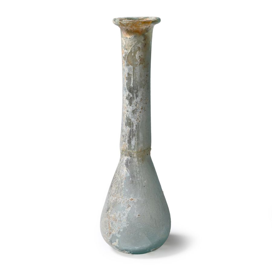 Roman Amphora-Shaped Glass Perfume Bottle