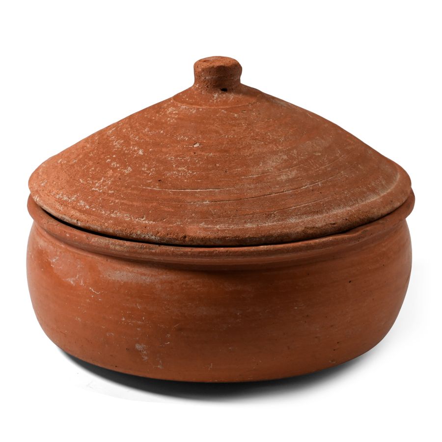 Roman Red Ware Lidded Bowl