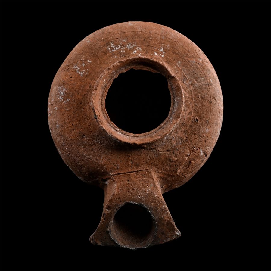 Herodian Second Temple Period Terracotta Oil Lamp