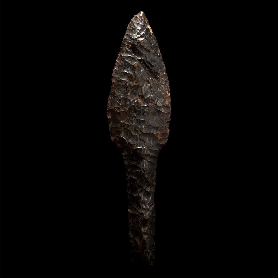 Scandinavian Type VIB Knapped Flint Dagger