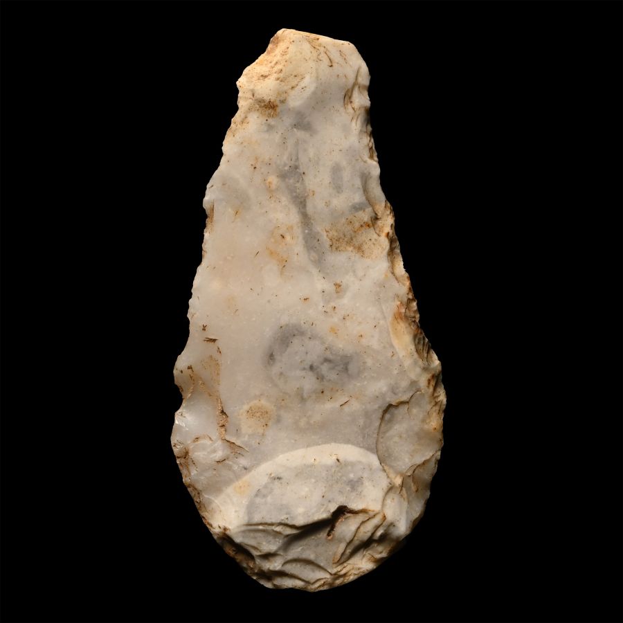 British Stone Age Napped Flint Blade Scraper from Farnham