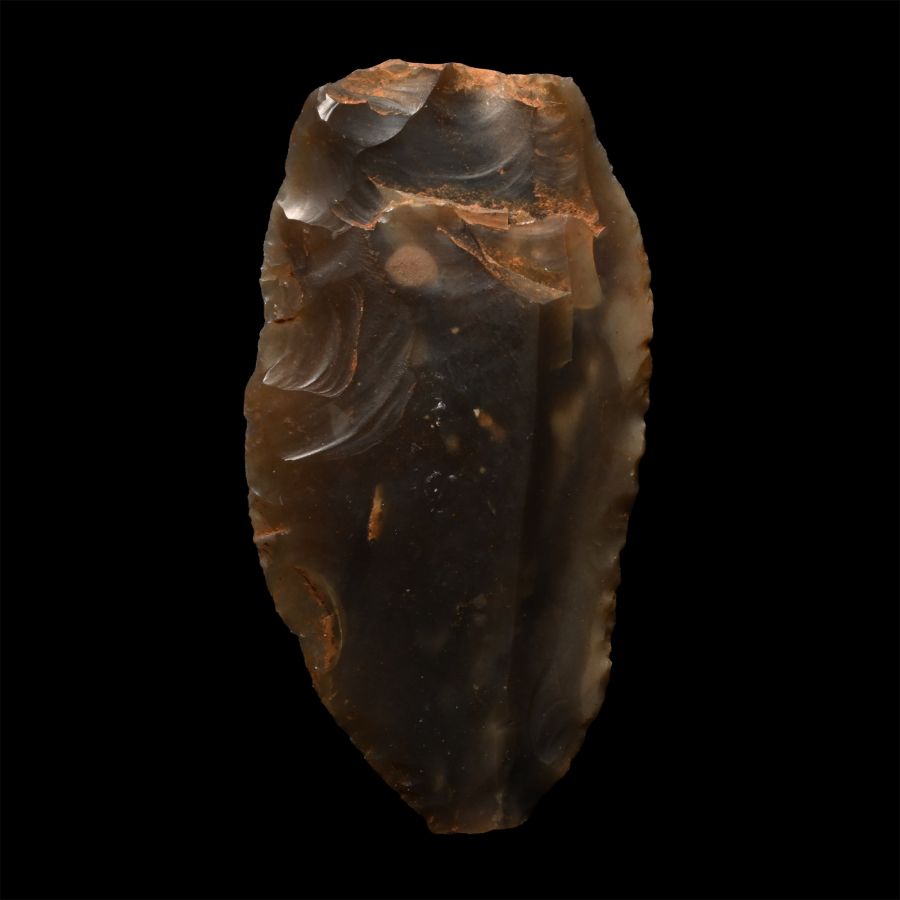 British Stone Age Knapped Flint Knife from Farnham