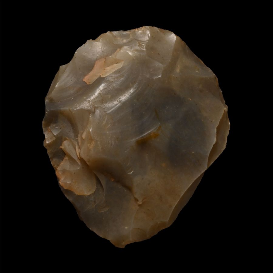 British Stone Age Knapped Flint Bifacial Knife from Farnham