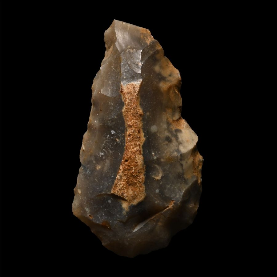 British Stone Age Knapped Flint Bifacial Knife from Farnham