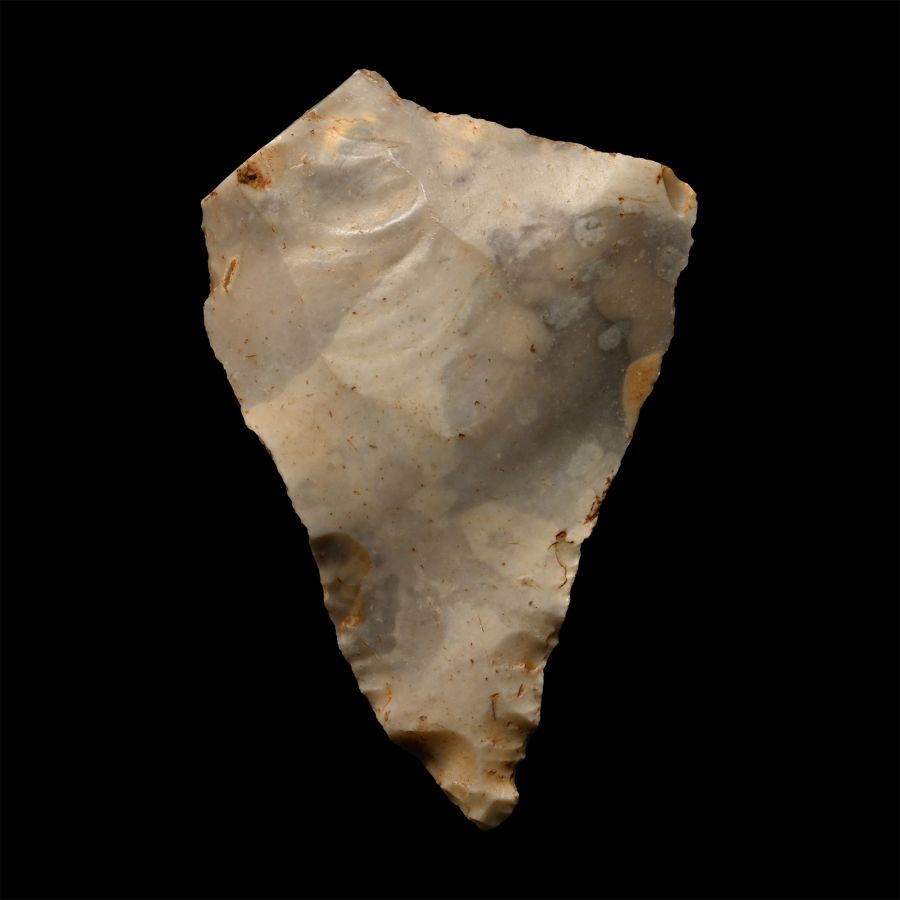British Stone Age Knapped Flint Drill Tool from Farnham