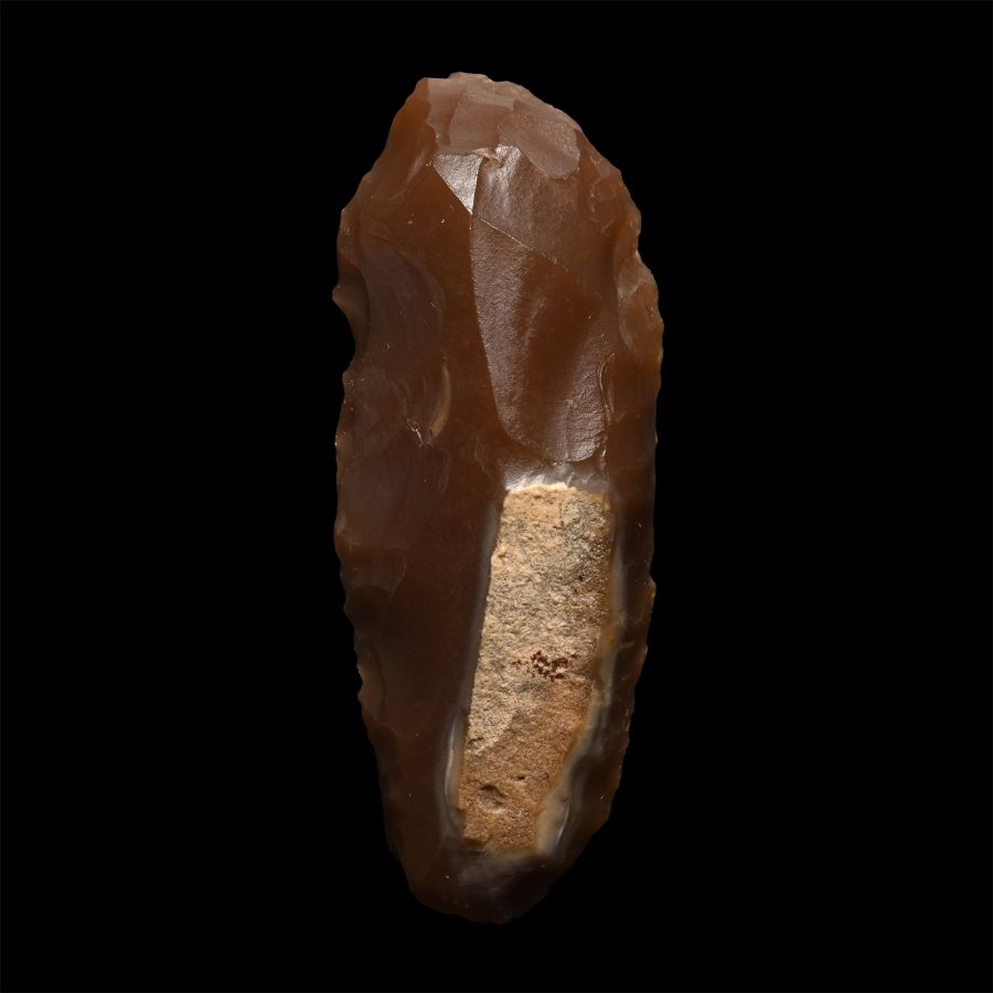 British Stone Age Knapped Flint Slug Knife from Farnham