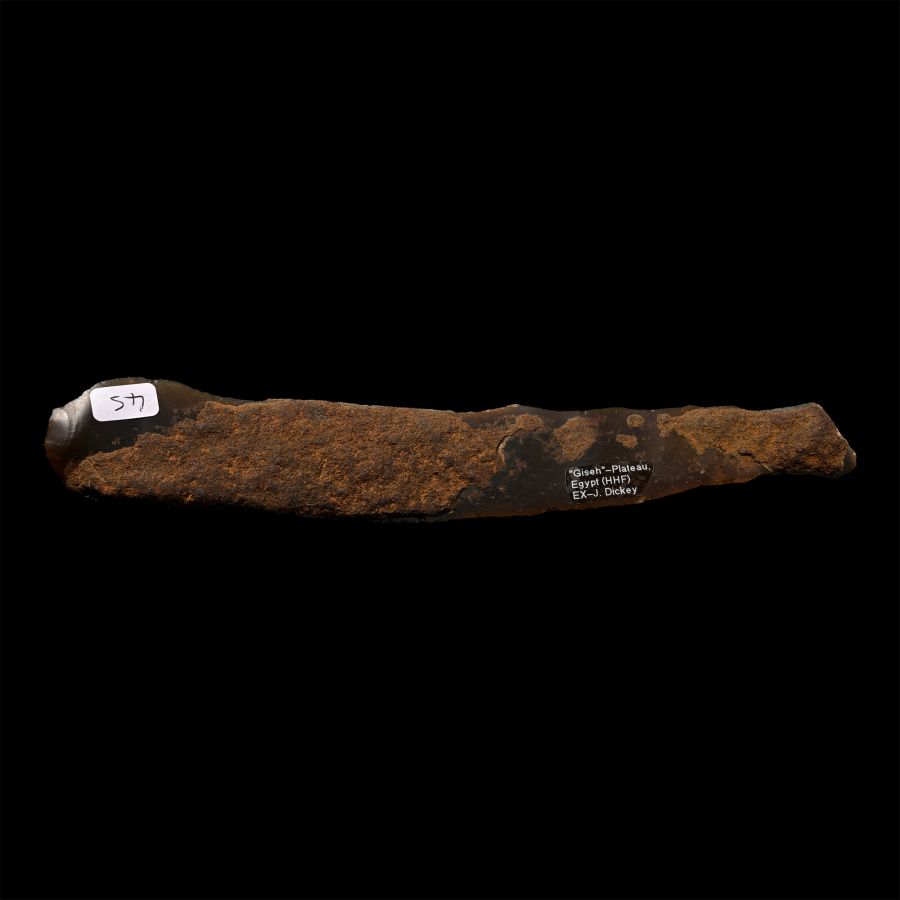 Exceptionally Long Egyptian Stone Age Knapped Flint Blade