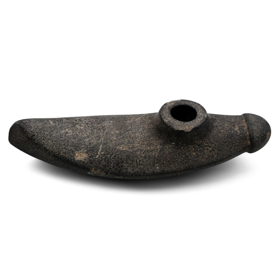 Large Stone Age Corded Ware Boat-Shaped Axehead