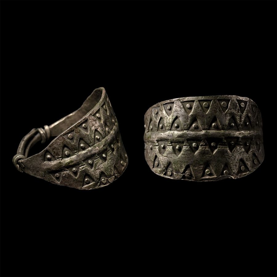 Viking Silver Stamped Ring