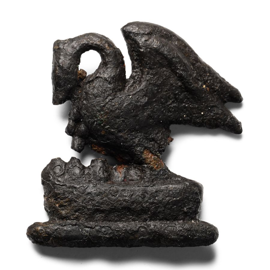 Medieval Pewter Pelican Badge