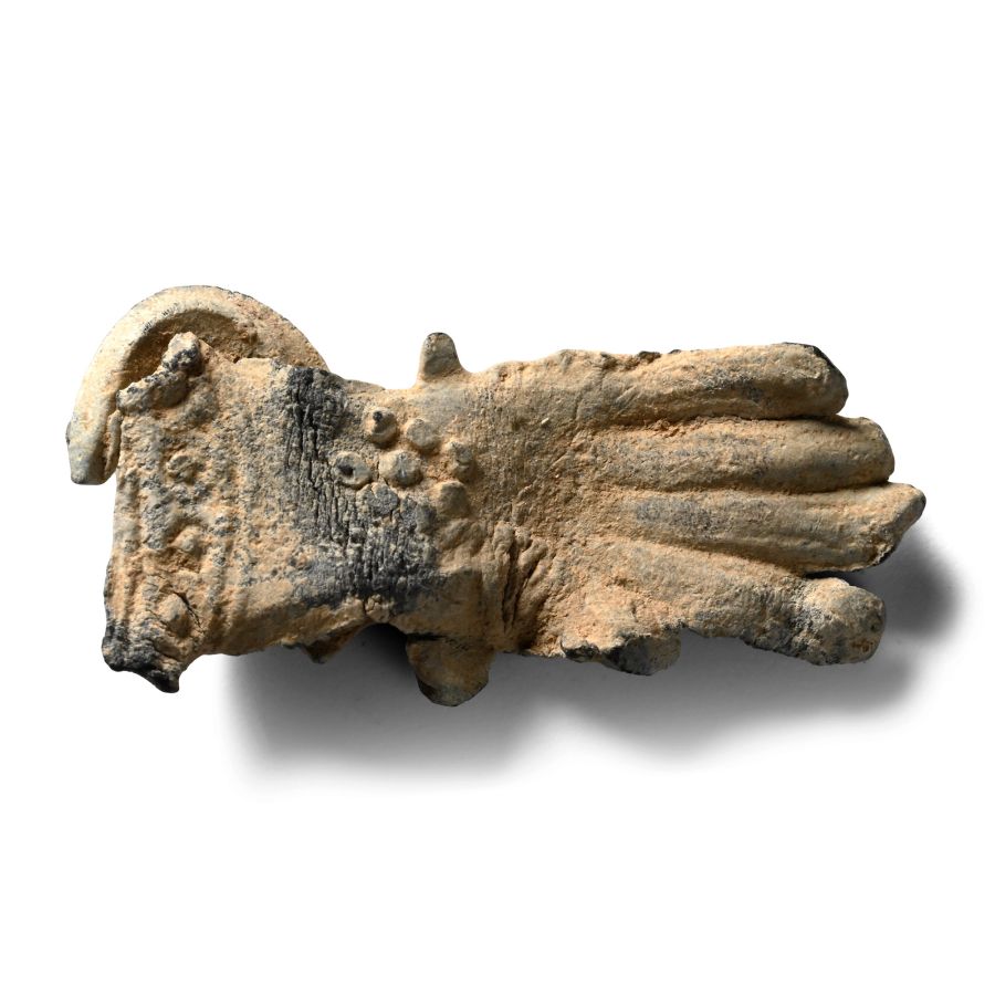 Medieval Pewter Gauntlet Pilgrim's Badge
