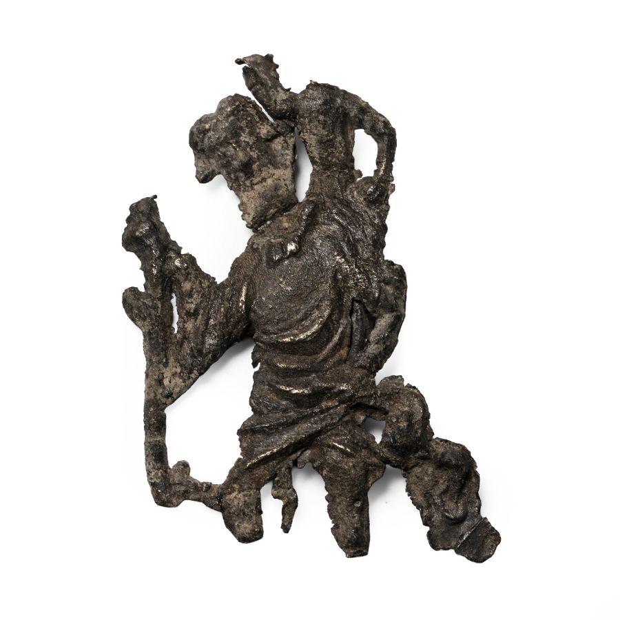 Medieval Pewter Pilgrim's Badge with St Christopher