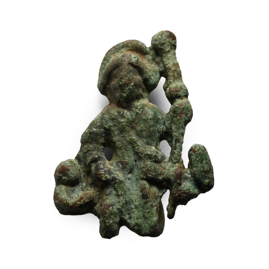 Medieval Pewter Saint Christopher Pilgrim's Badge