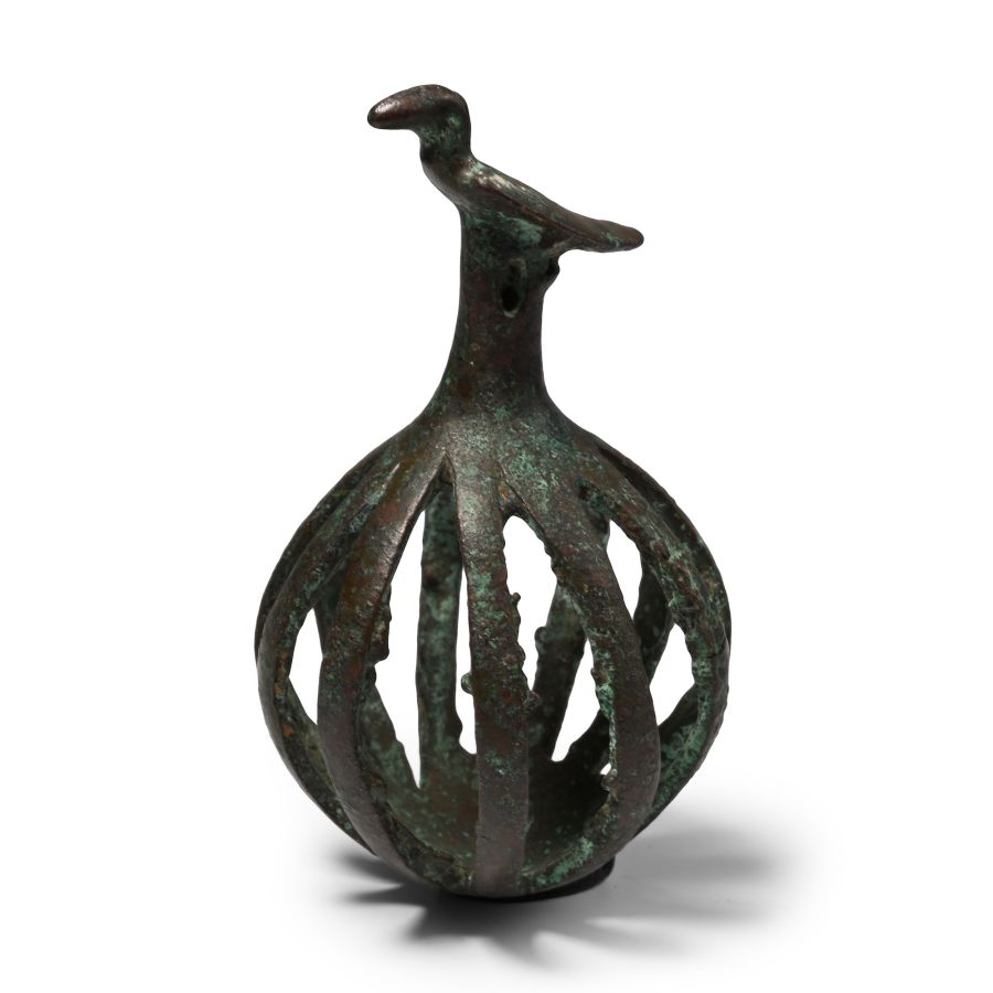 Luristan Bird-Headed Bell Harness Decoration