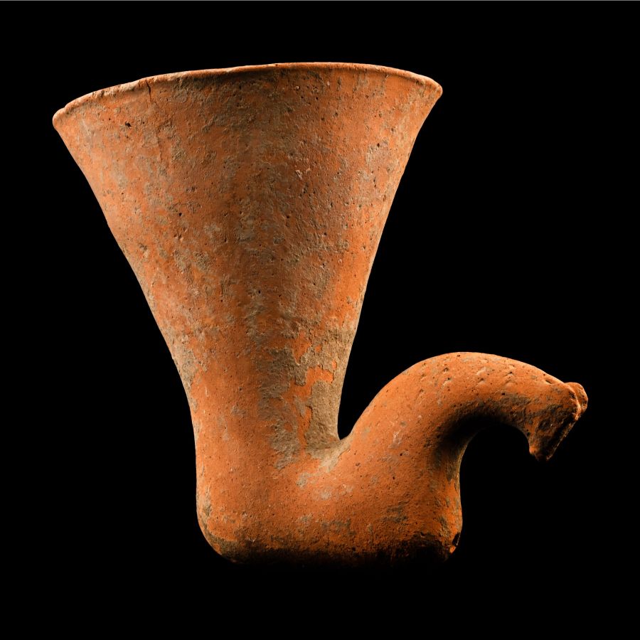 Western Asiatic Zoomorphic Terracotta Rhyton