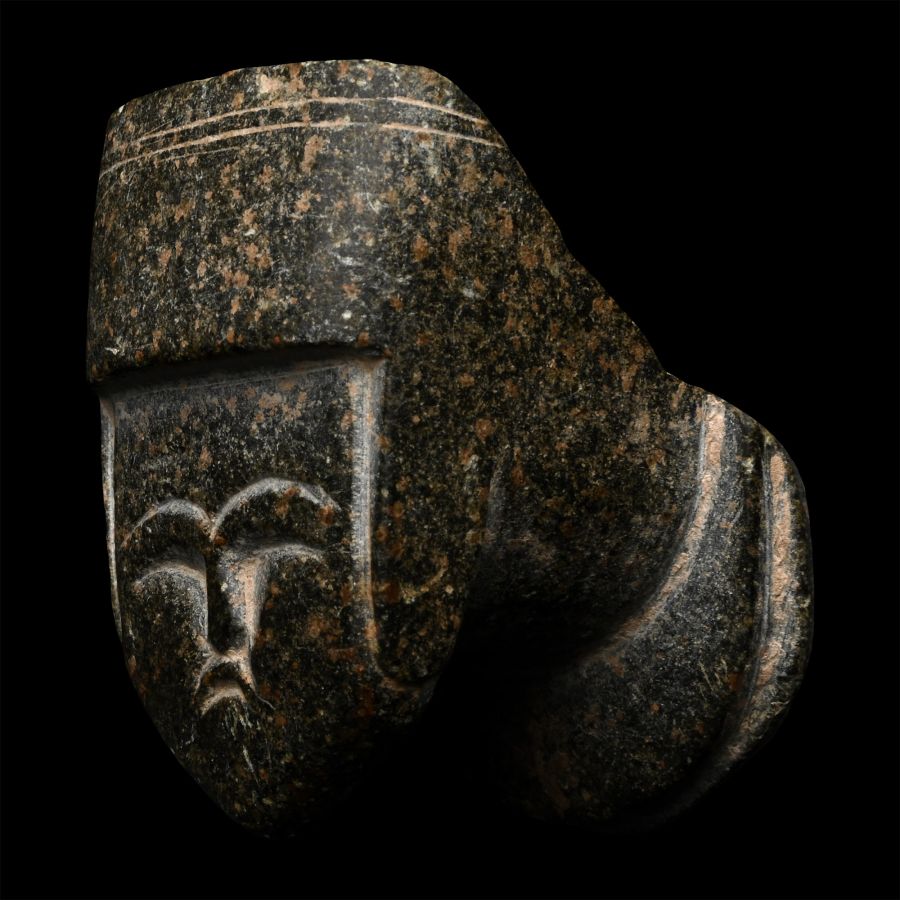 Seljuk Carved Stone Head of a Prince