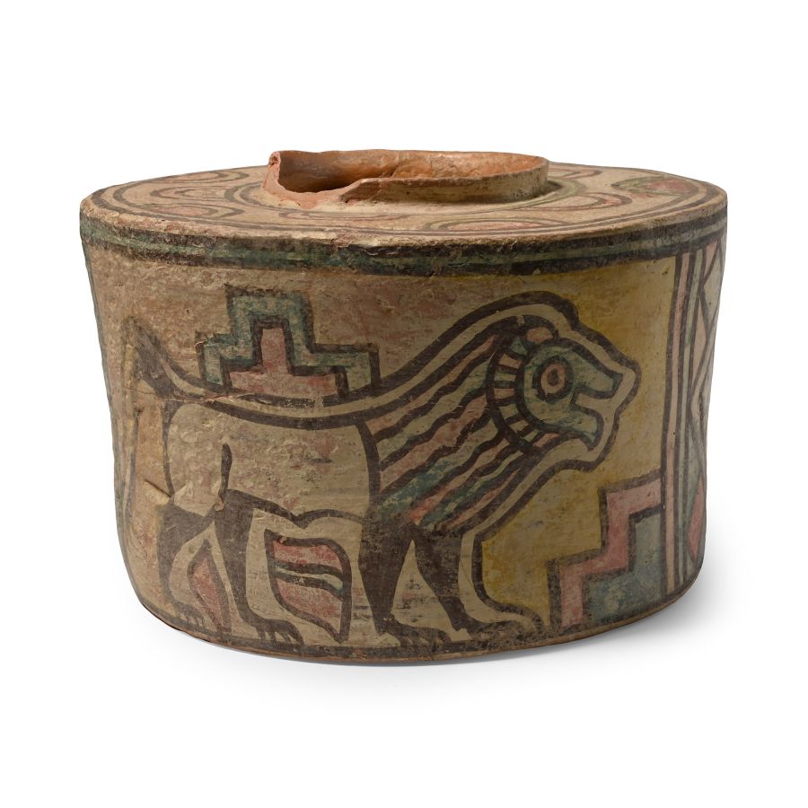 Indus Valley Painted Terracotta Vessel