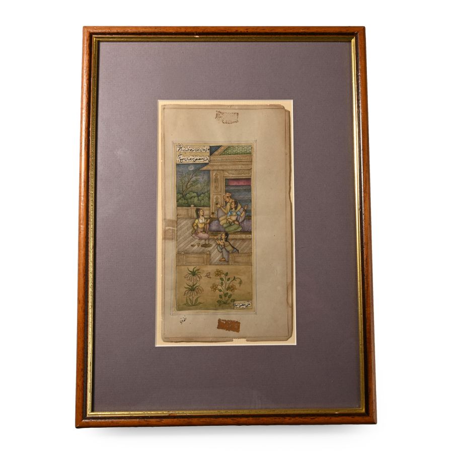 Indian Framed Watercolour Painting